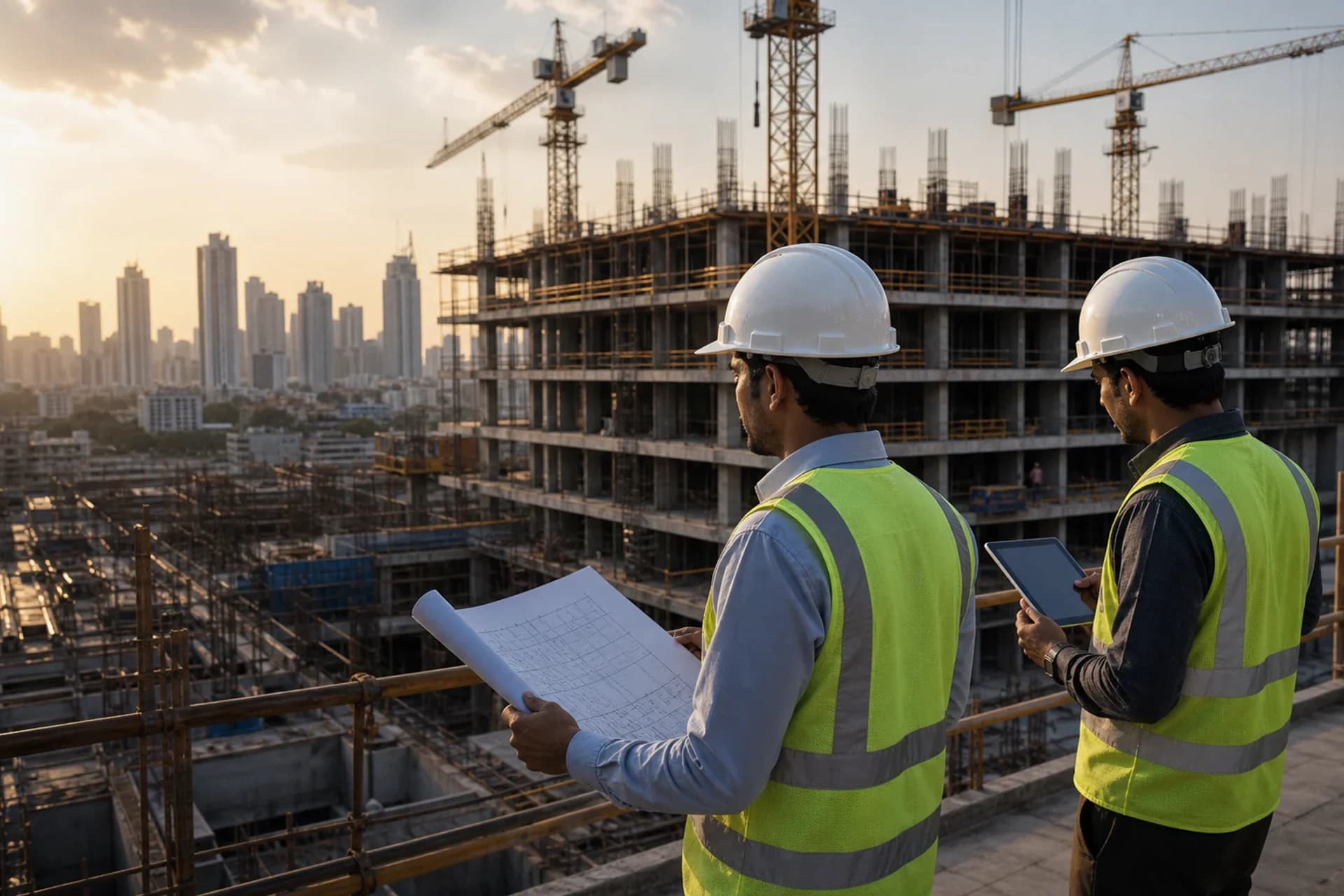 Construction and coordination context reflecting project oversight, governance and delivery management.